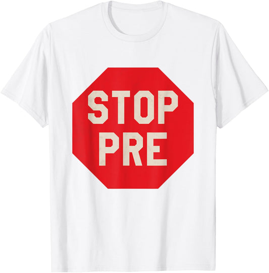 Vintage Stop Pre - Marathon Running Legend Runner T-Shirt