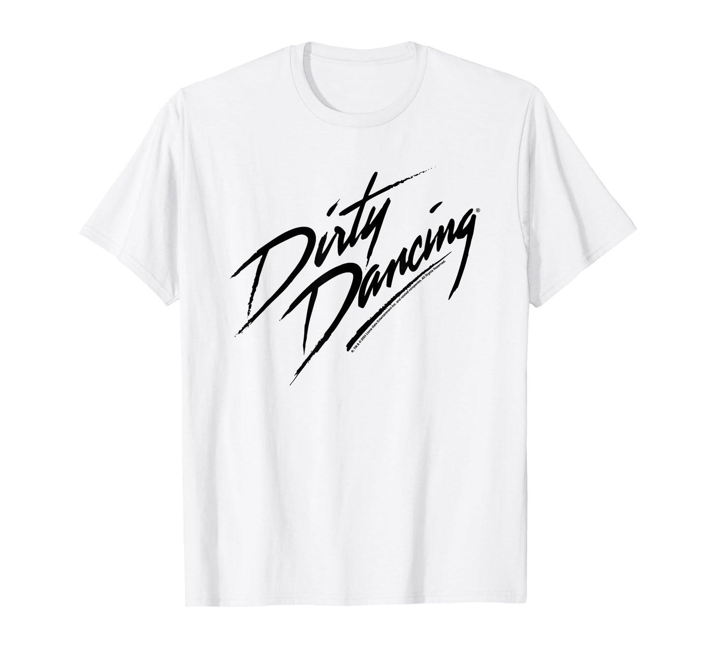 Dirty Dancing Movie Black Text Logo T-Shirt