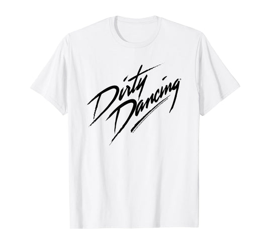 Dirty Dancing Movie Black Text Logo T-Shirt