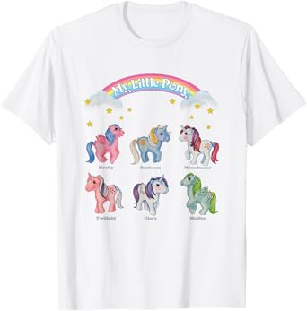 My Little Pony Classic Gen 1 Vintage Group Shot T-Shirt