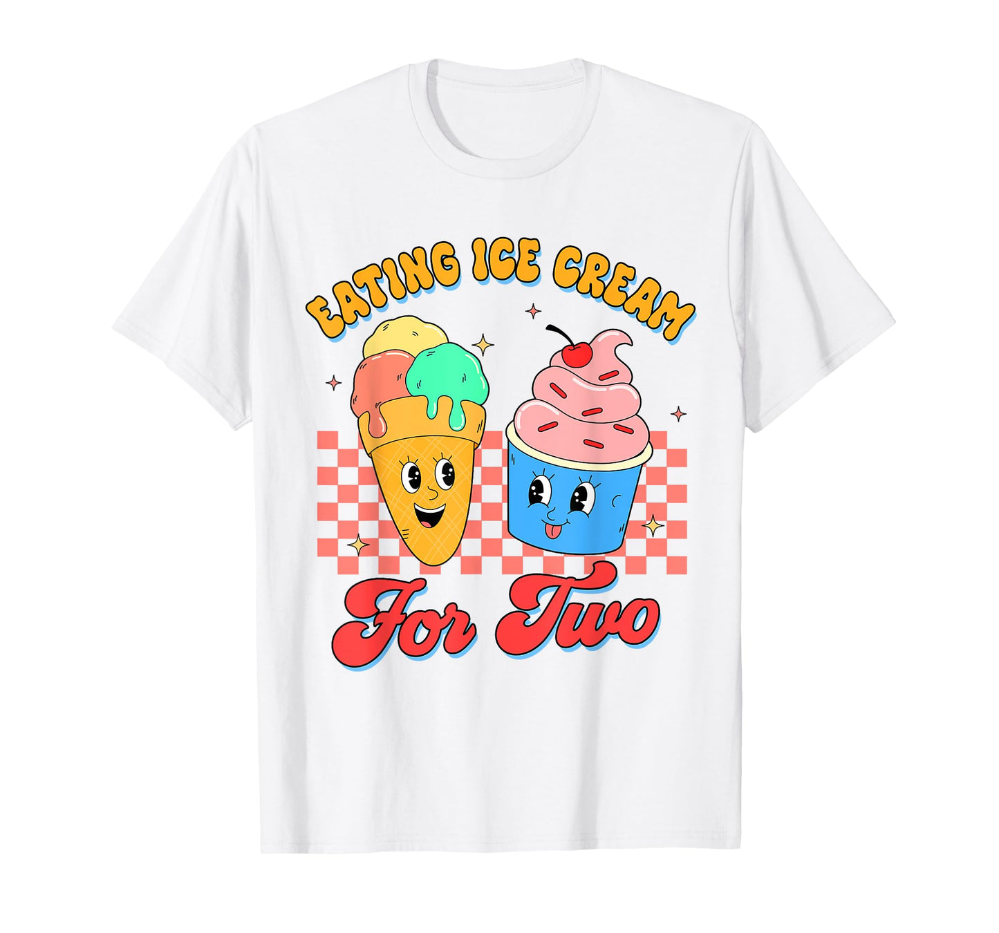 Pregnancy Announcement Mommy To Be Eating Ice Cream For Two T-Shirt