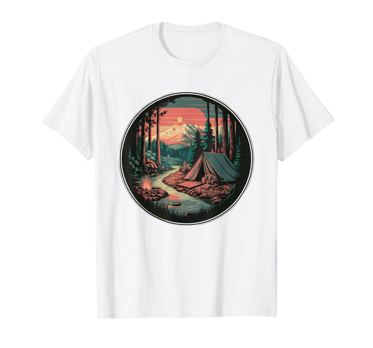Trees Wildlife Nature Vintage Forest T-Shirt