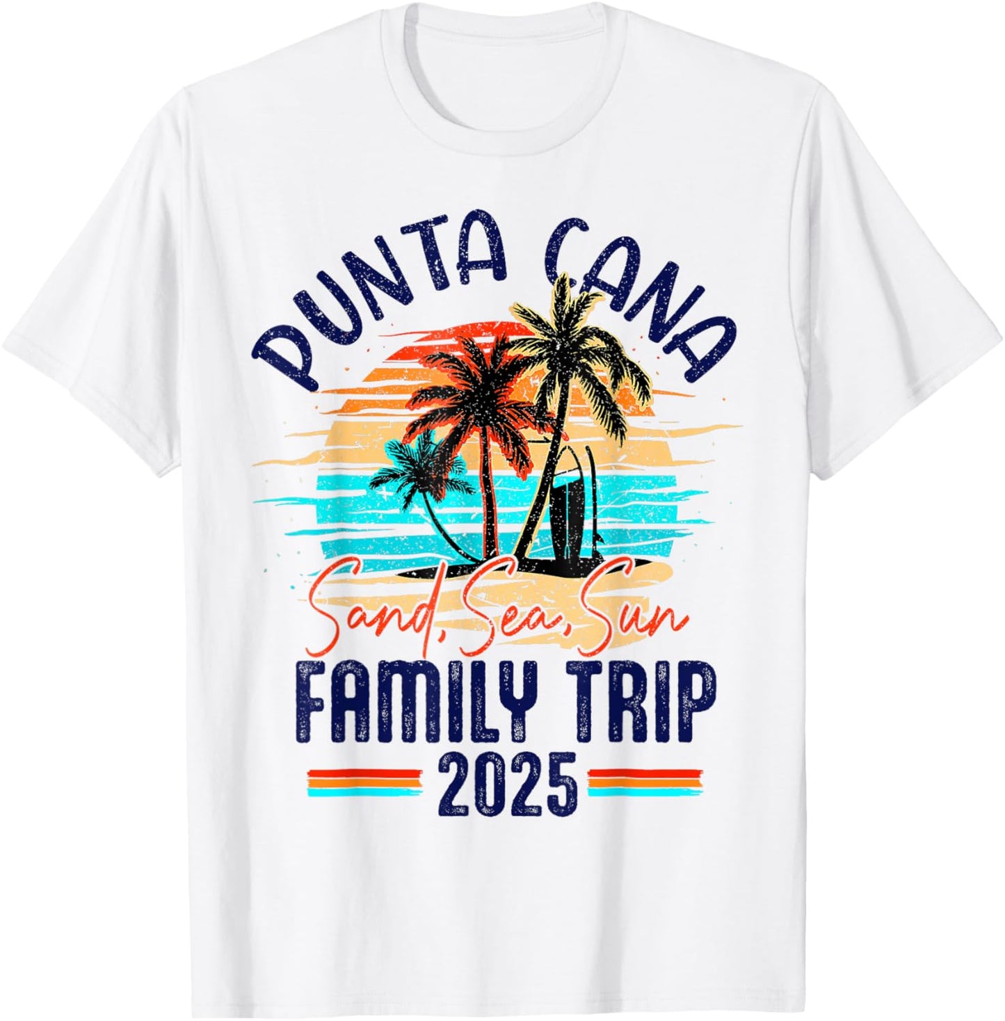 Family Punta Cana Vacation 2025 Summer Vacation Matching T-Shirt