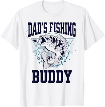 Funny Fishing Dad's Fishing Buddy Outdoors T-Shirt