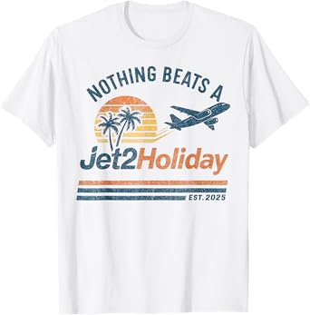 Retro Nothing Beats A Jet2 Holiday Design Vintage Beach T-Shirt