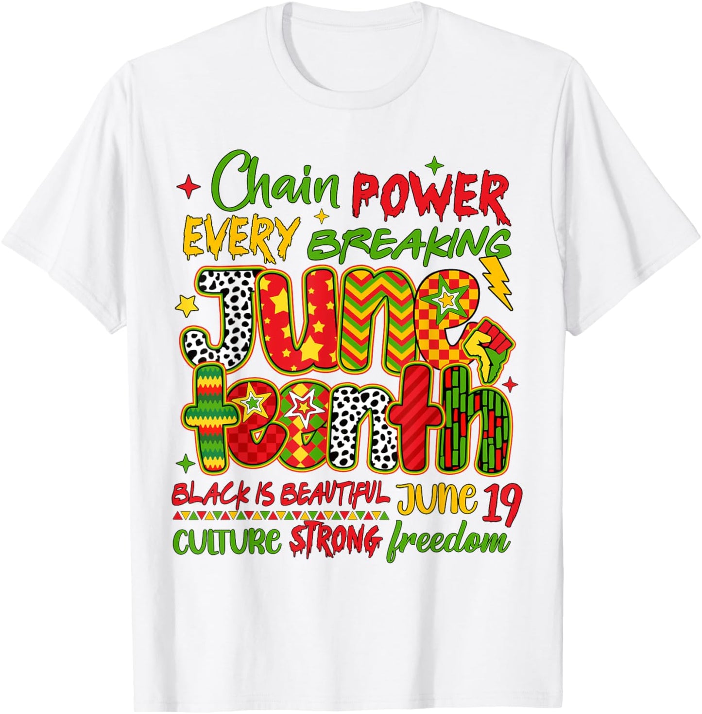 Juneteenth Celebrating Black Freedom 1865 African American Heritage T-shirt by TeeBrew