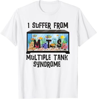 Aquarium Fish Design Funny Aquarium Lover Owner Collector T-Shirt