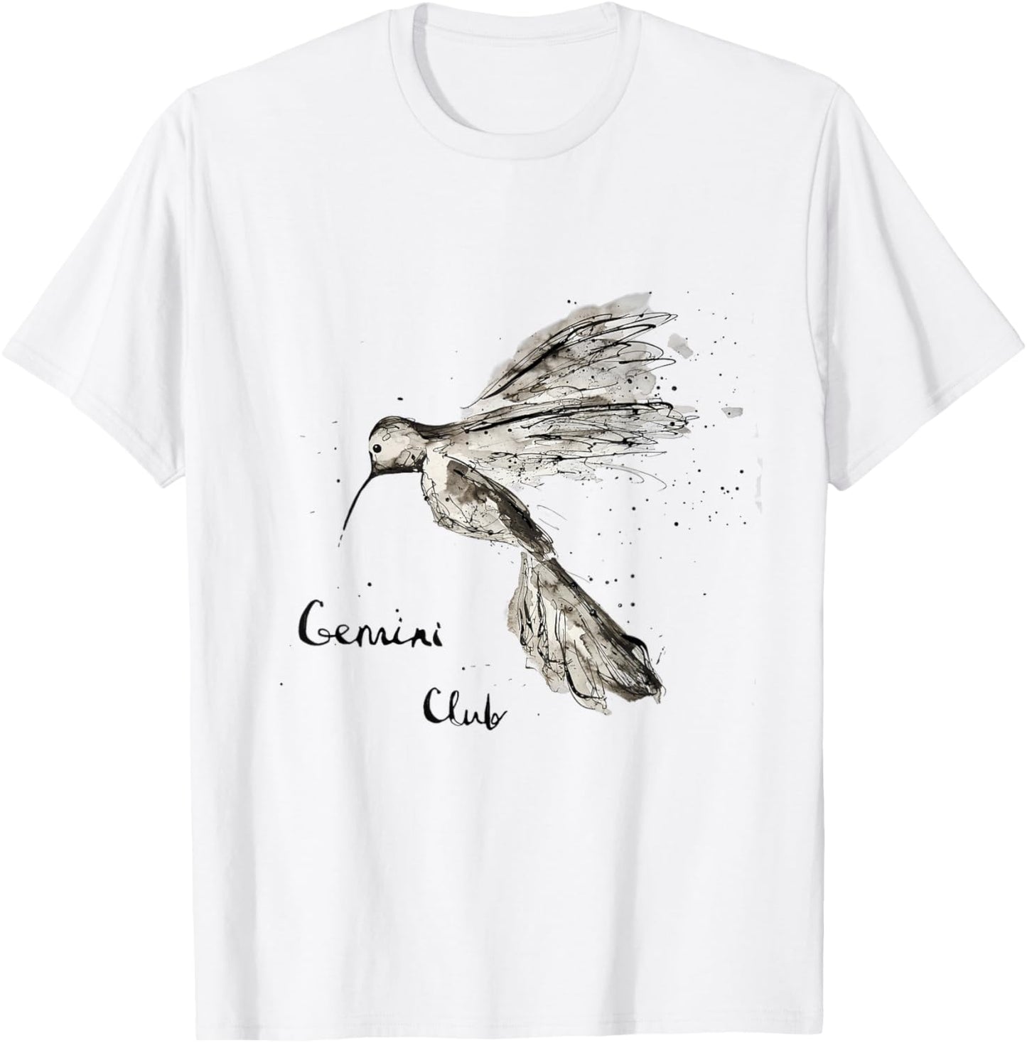 Gemini Club Graphic Print Short Sleeve T-Shirt T-Shirt
