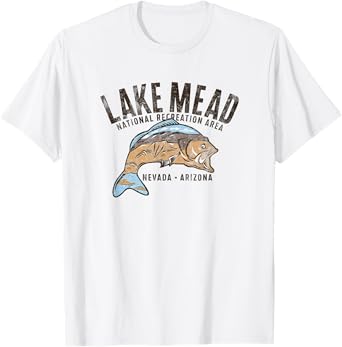Lake Mead National Recreation Area Retro Fish T-Shirt