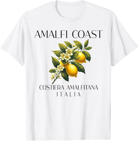 Amalfi Coast Italian Lemons Italian Town Summer T-Shirt