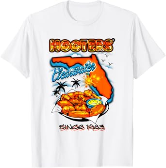Hooters Clearwater Florida 90s Airbrush T-Shirt