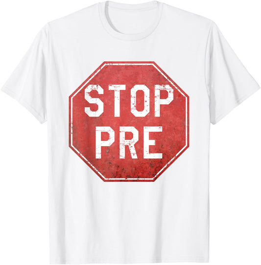 Vintage Stop Pre - Marathon Running Legend Runner T-Shirt