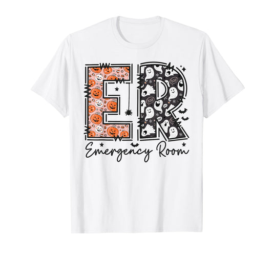 Emergency Room ER Nurse Halloween Emergency Department T-Shirt