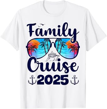 Family Cruise 2025 Family Vacation Matching Family Group T-Shirt