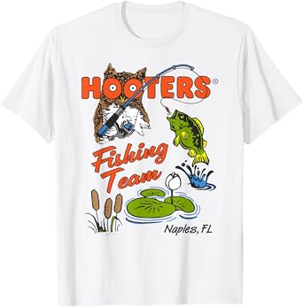 Hooters Naples, Florida Fishing Team Outdoor Sports Funny T-Shirt