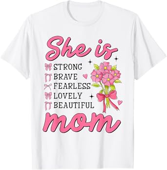 She Is Mom Christian Mother's Day Jesus Mama Religious Women T-Shirt