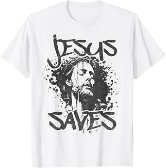 Vintage Jesus Saves Christian Faith Trust In God T-Shirt