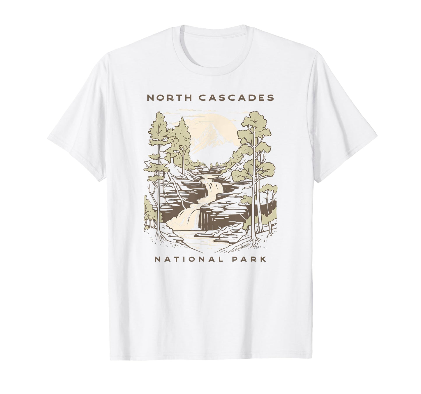 North Cascades National Park Vintage T-Shirt