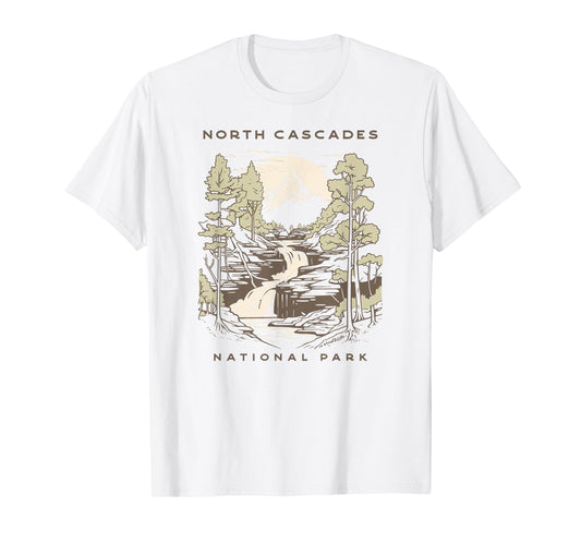 North Cascades National Park Vintage T-Shirt