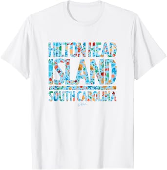 JCombs: Hilton Head Island, SC, Seashell Medley T-Shirt T-Shirt
