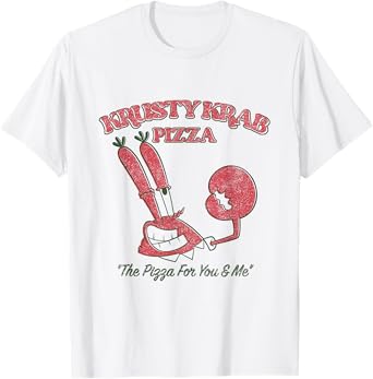 SpongeBob SquarePants Krusty Krab Pizza Mr. Krabs Distressed T-Shirt