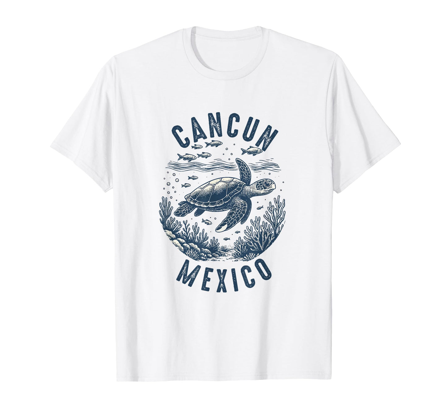 Cancun Mexico Souvenir Family Matching Vacation Sea Turtle T-Shirt