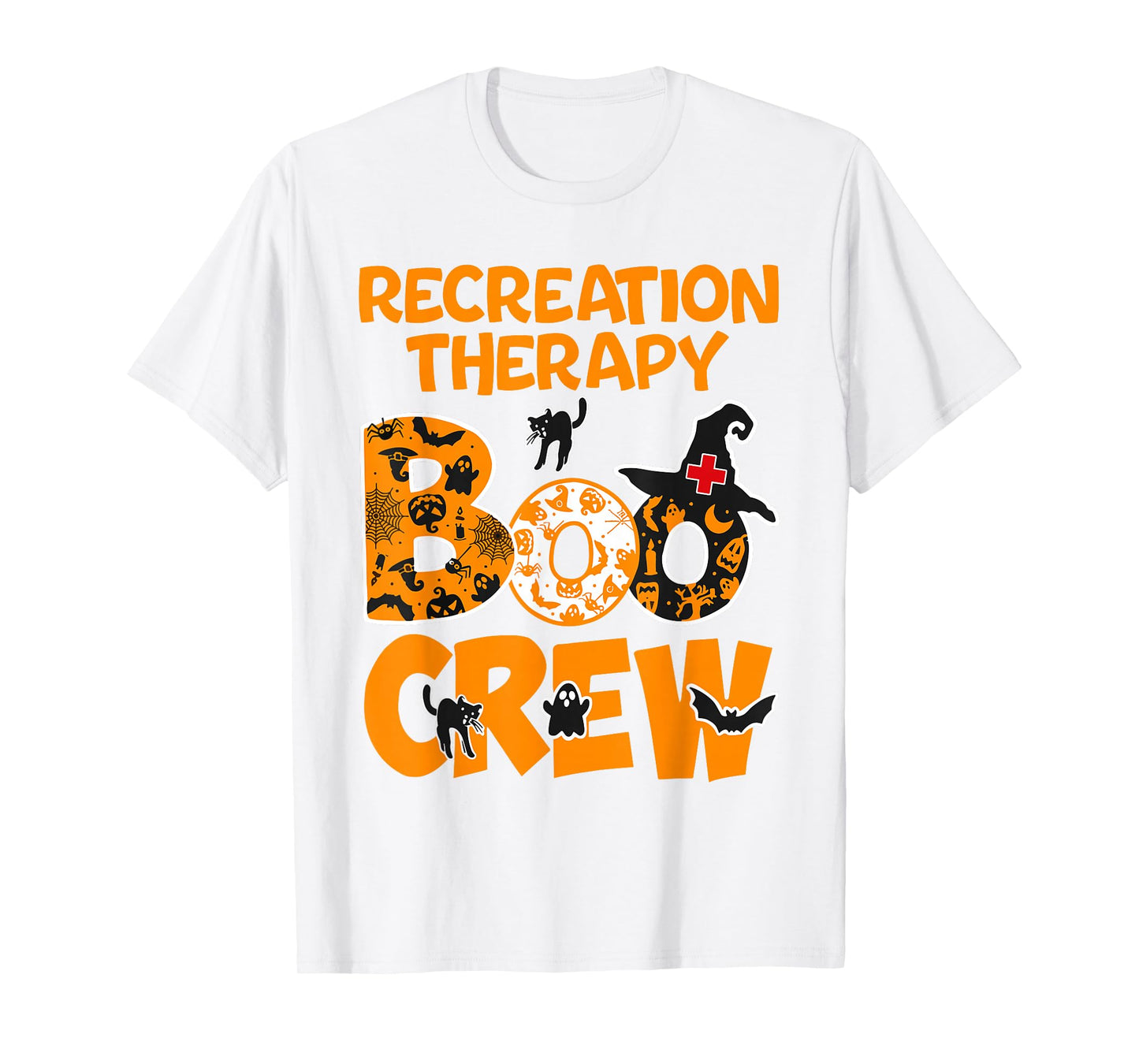 Recreation Therapy Boo Crew Recreational Therapist Halloween T-Shirt