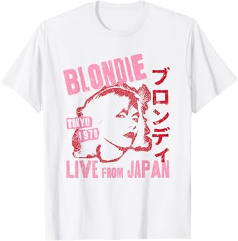 Blondie Live from Japan Flyer Vintage Band T-Shirt