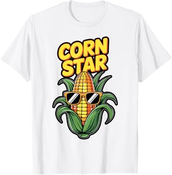 Corn Star T-shirt for bearded farmers or corn lovers T-Shirt