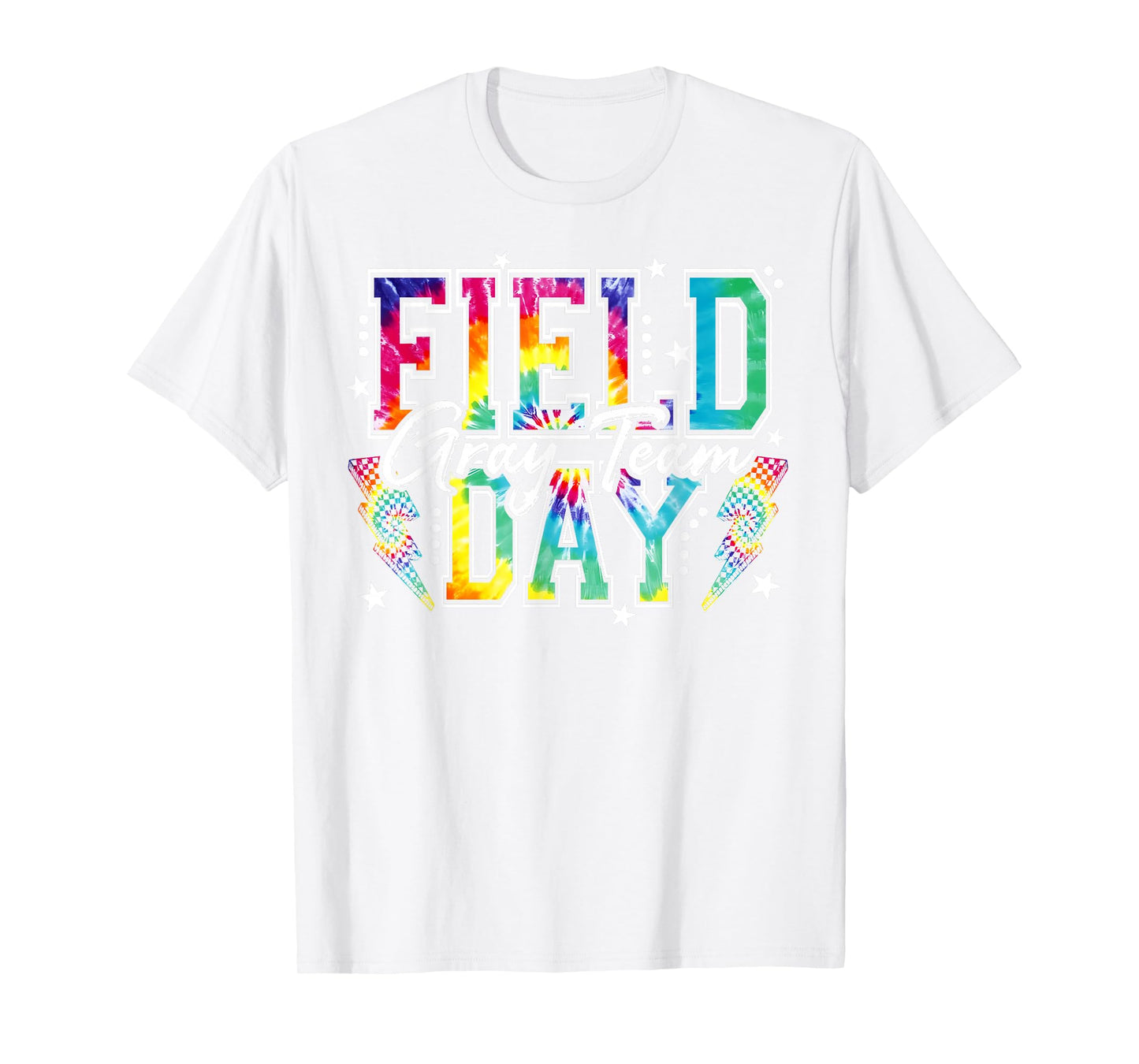 Field Day Gray Team Tie Dye School Field Trip 2026 T-Shirt - T-Shirt | White
