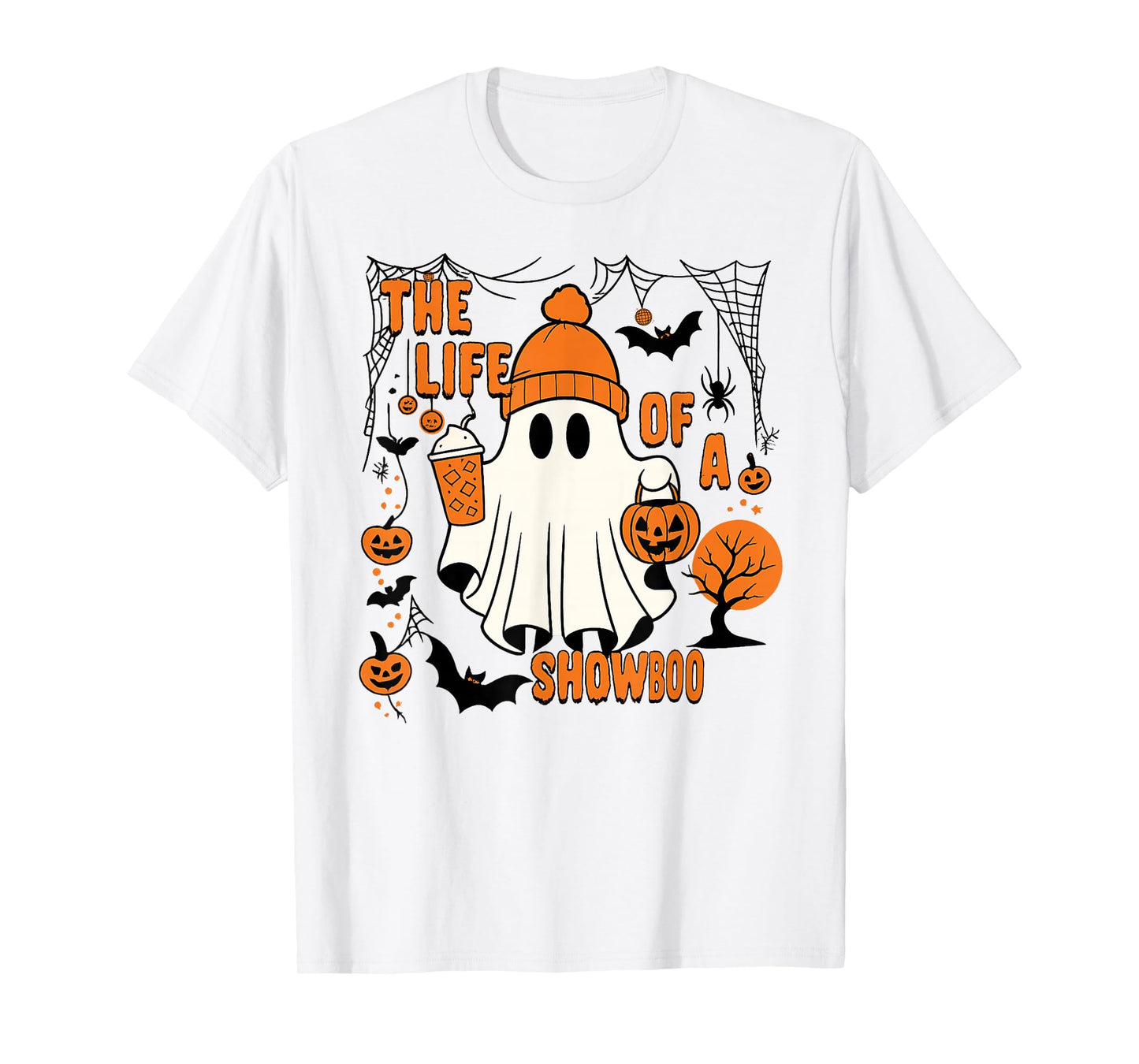 The Life of a showboo Halloween Costume Bow Boo Girls Tee T-Shirt