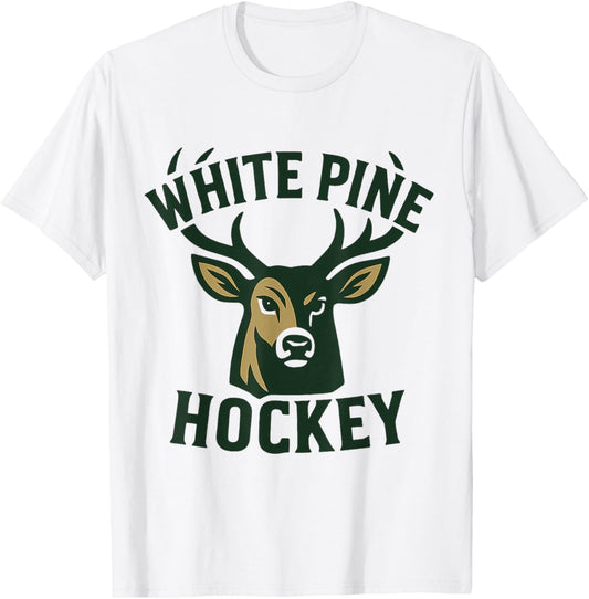 White Pine Hockey Bucks College Official Vintage Design T-Shirt
