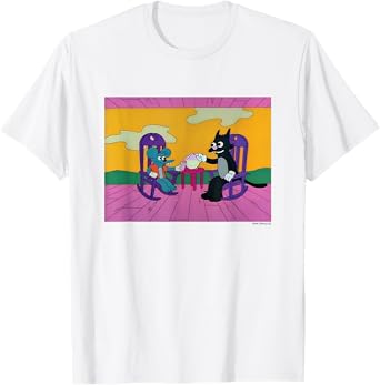 The Simpsons Iconic Itchy And Scratchy Lemonade Time Logo T-Shirt