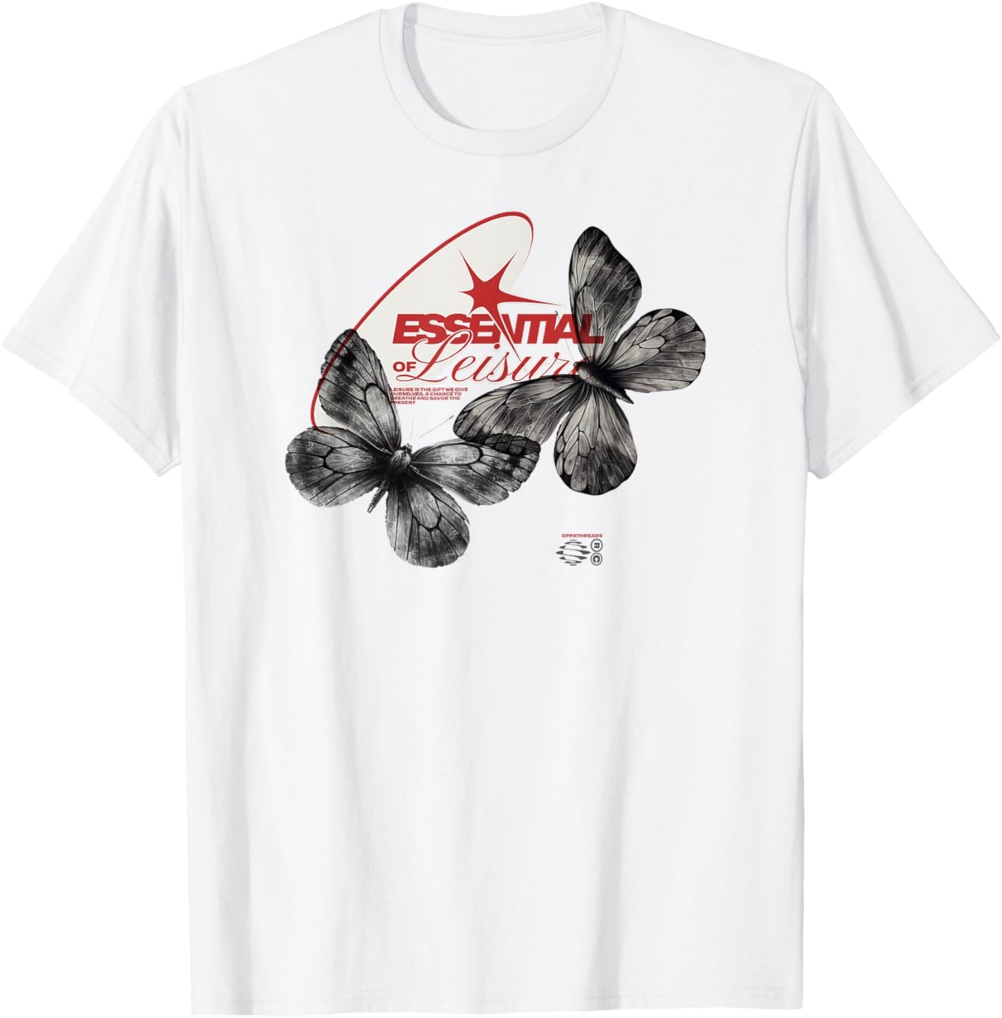 Essential Leisure Streetwear Vintage Men Women Graphic Tee T-Shirt