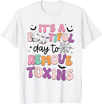 Dialysis Nurse Halloween Remove Toxin Kidney Dialysis Tech T-Shirt