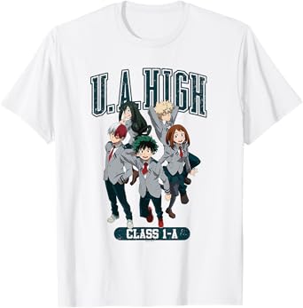 My Hero Academia UA High Class-1A Uniform Anime T-Shirt