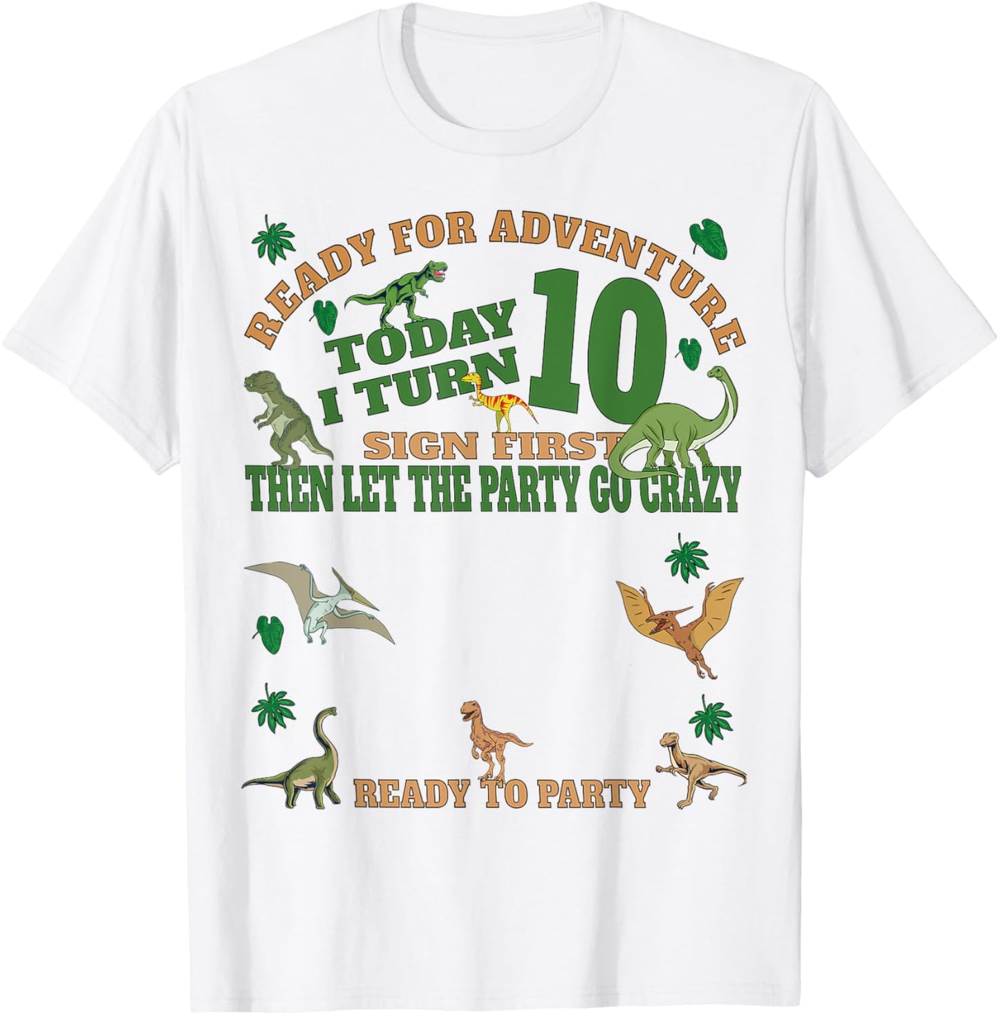 It's my 10th birthday boy Sign My Shirt Bday T-Shirt
