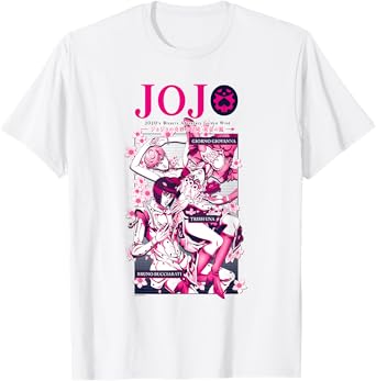 JoJo's Bizarre Adventure Golden Wind Flowers Anime T-Shirt