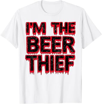 Vintage Beer Halloween Blood Spooky Season Quote T-Shirt