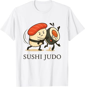 Sushi Judo – Funny Martial Arts Food Mashup T-Shirt