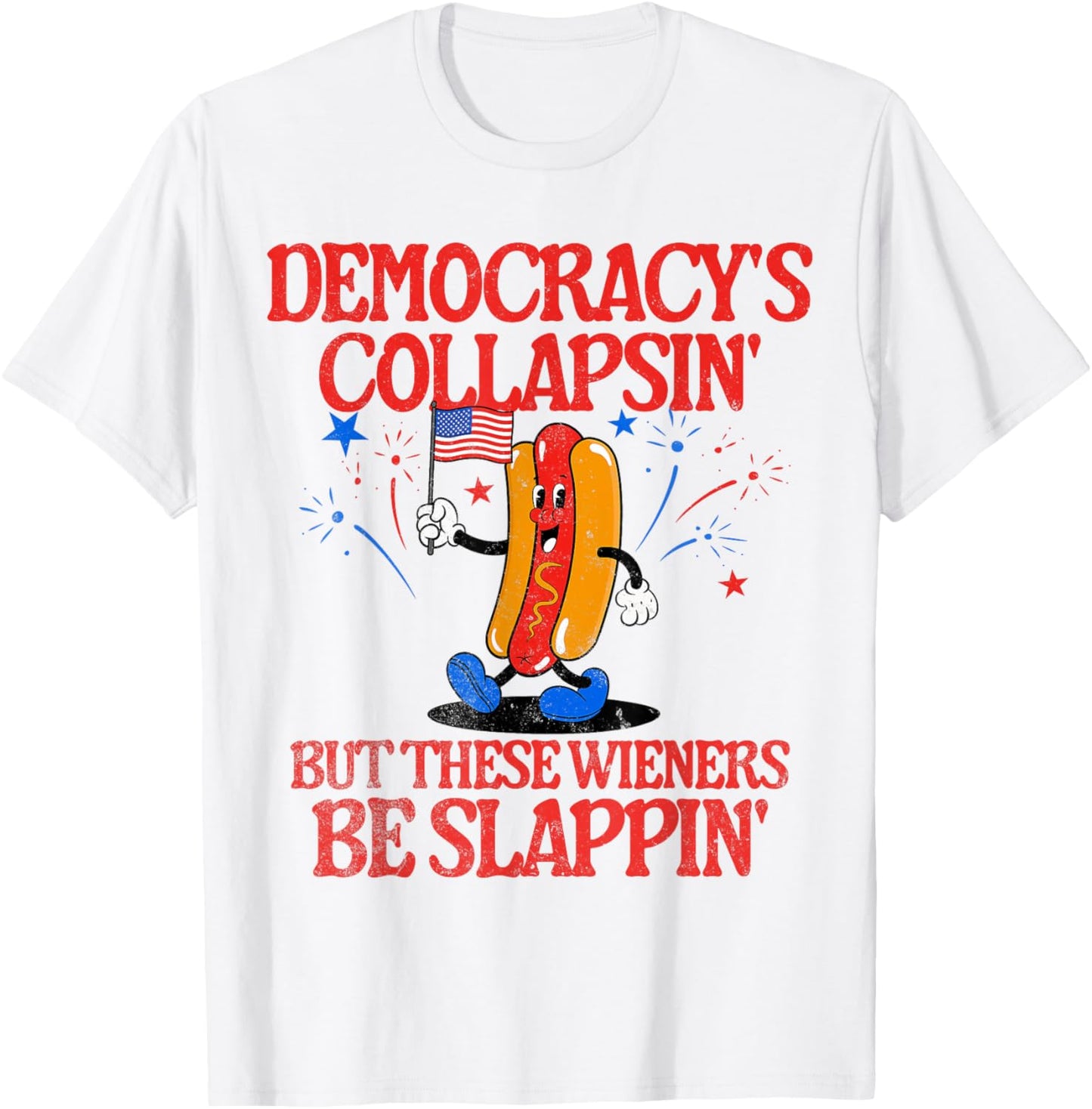Liberal Fourth Of July Wiener T-Shirt