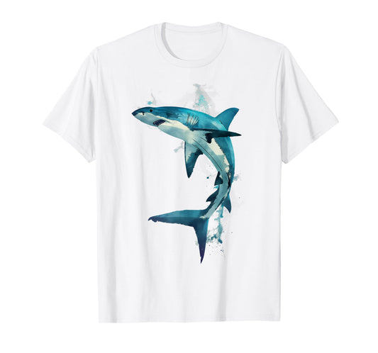 Mako Shark in Action Dynamic Mako Shark Design Mako Art T-Shirt