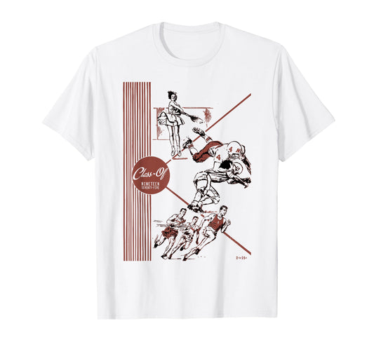 Class of 1975 Old School Retro Vintage Nostalgia Gen X Best T-Shirt