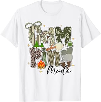 Retro Camping Mode Coquette Bow Happy Camper Camping Girls T-Shirt