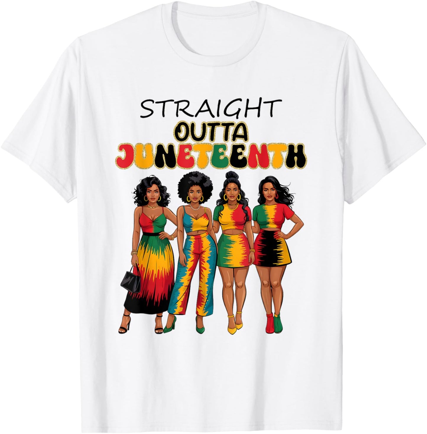 Black History Month African American Juneteenth Girls Women T-Shirt