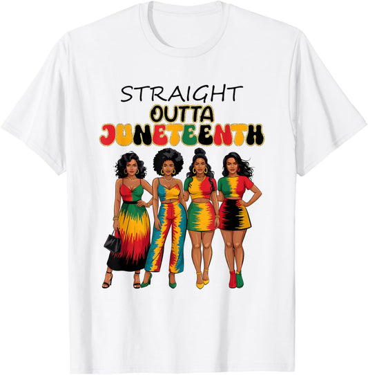 Black History Month African American Juneteenth Girls Women T-Shirt
