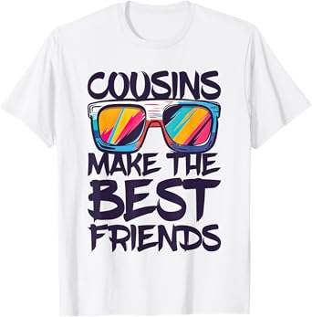 Cousins Make The Best Friends Shirt Boy Girl Cousin Crew T-Shirt