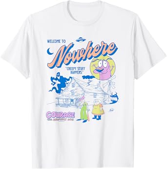 Courage the Cowardly Dog Welcome to Nowhere Cartoon T-Shirt