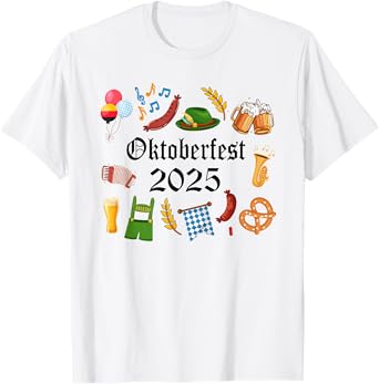 Oktoberfest 2025 Octoberfest German Drinking Festival Party T-Shirt