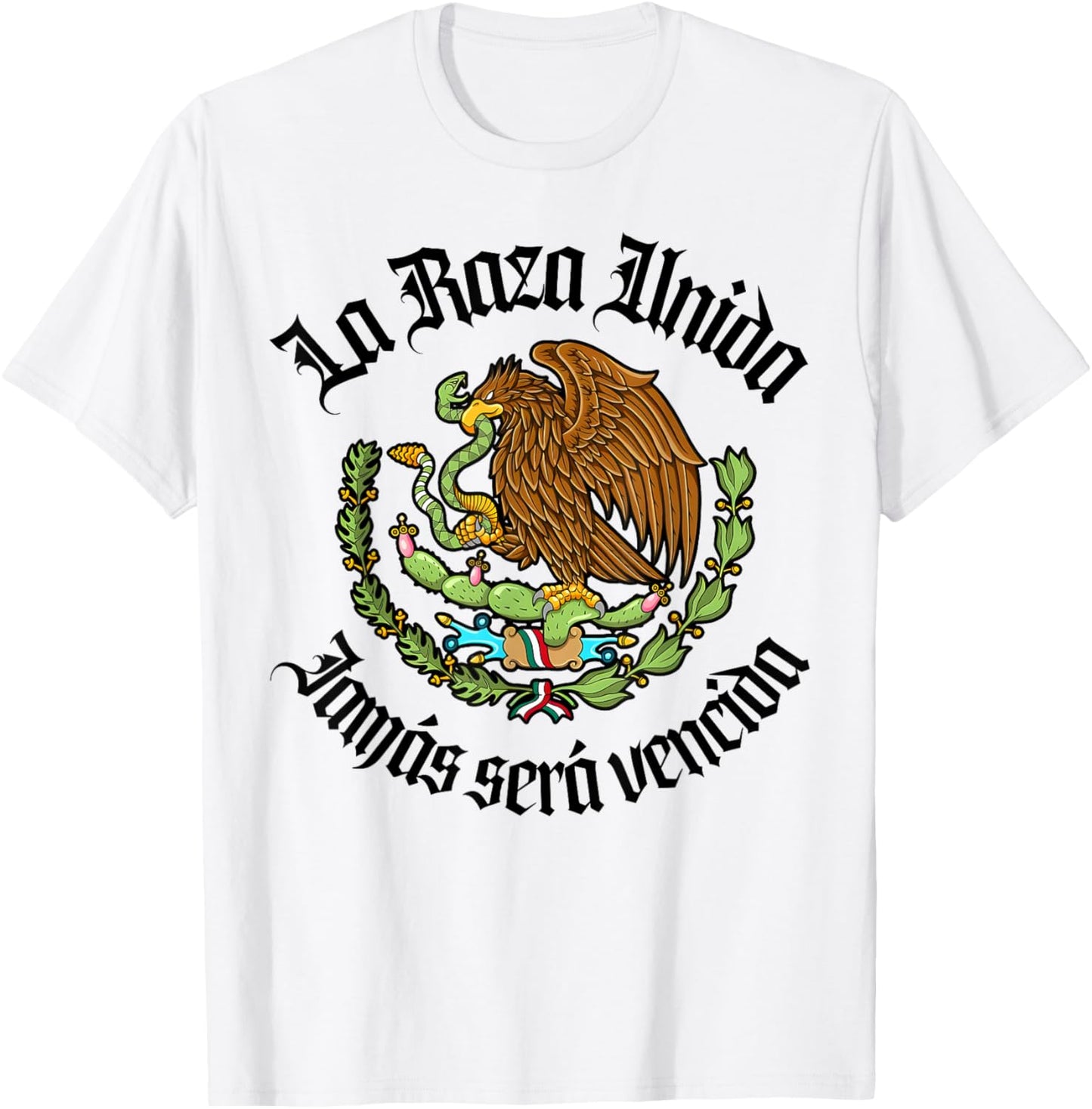 La Raza Unida Eagle Mexican Flag Mexican Independence Day T-Shirt